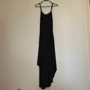 CJLA Stella Spaghetti Strap Dress, Black Stripes